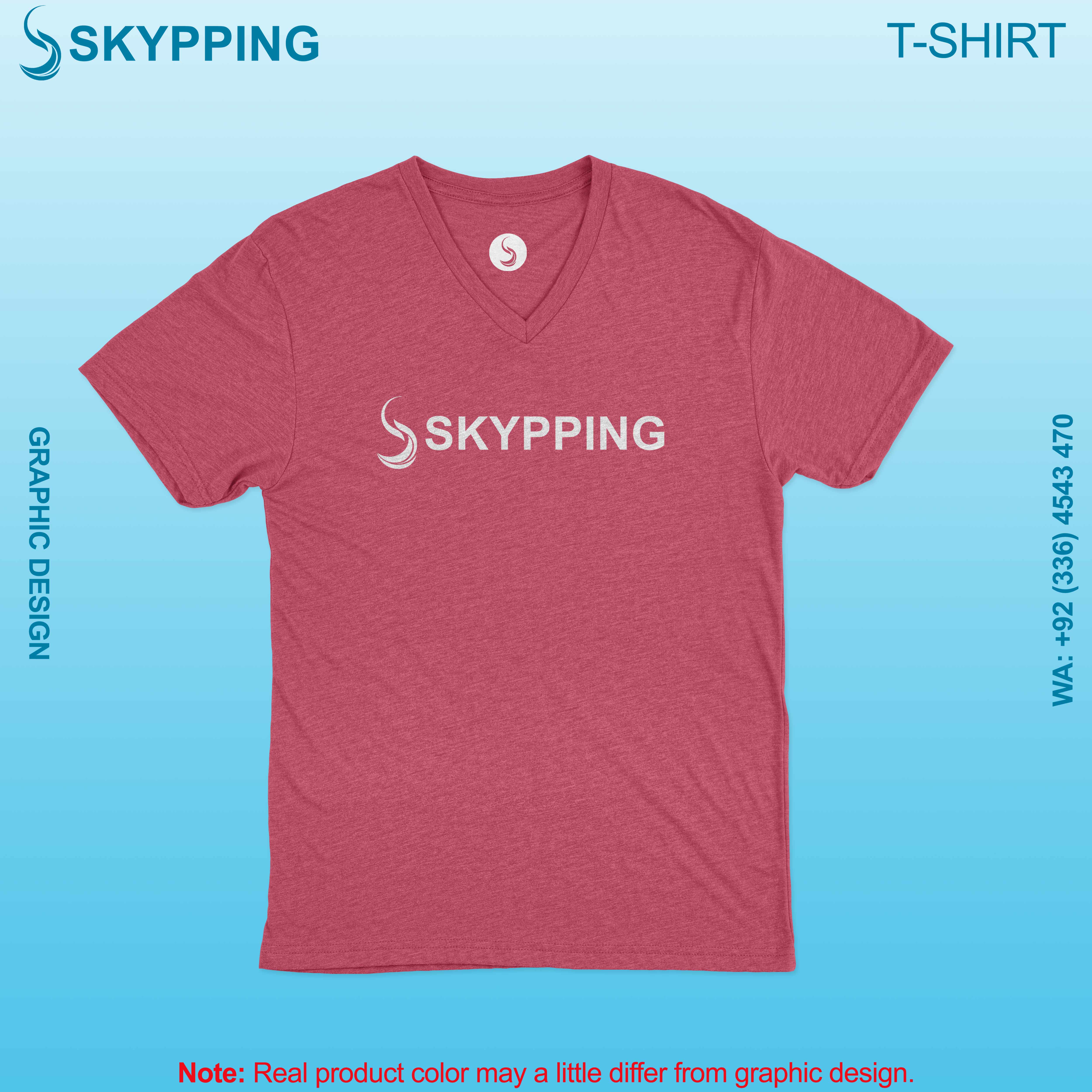 V-Neck Short set-in style sleeve t-shirt for men